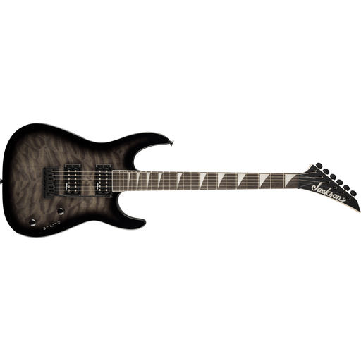 Jackson JS Series Dinky® JS20 DKQ 2PT, Amaranth Fingerboard, Transparent Black Burst