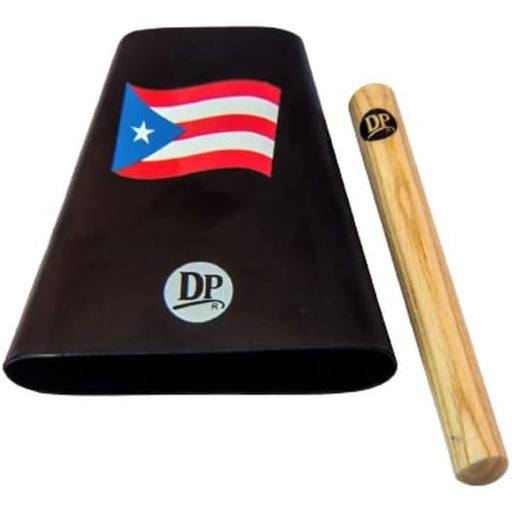 DP Music Cowbell 7" With Beater Puerto Rico Flag