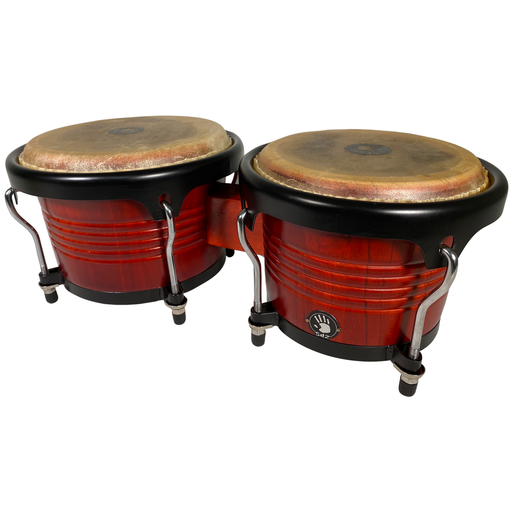 5d2 Percussion Professional Bongo - Red - Black Hardware