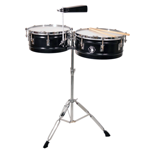 5d2 Percussion Timbale Set Black 14" x 15" (AVAILABLE FOR PICKUP AT STORE)