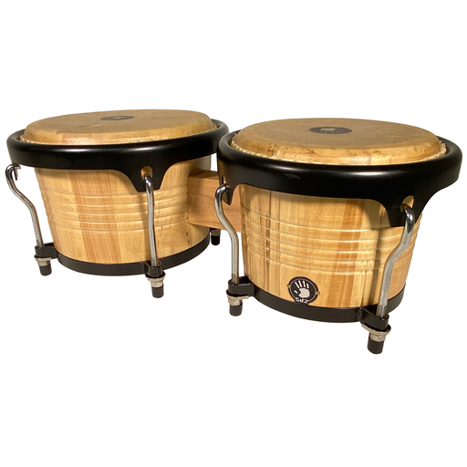 5d2 Percussion Professional Bongo - Natural - Black Hardware