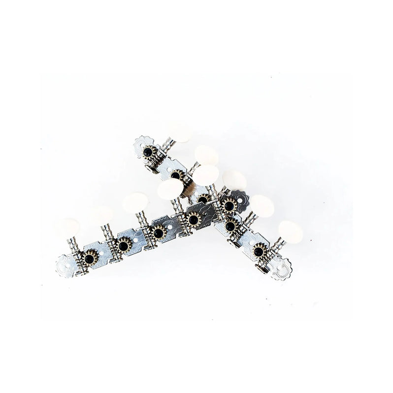 DP Music Cuatro Tuning Machines Chrome / White — Music Access