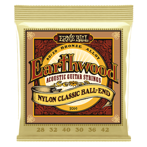 Ernie Ball Earthwood Nylon Classic Ball - End