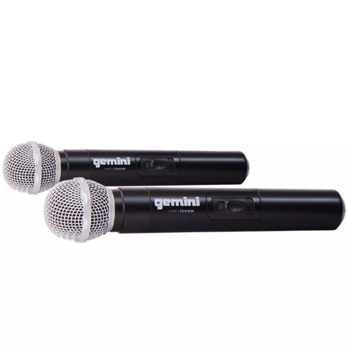 Gemini UHF Dual Wireless Microphone System UHF-02M