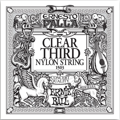 Ernie Ball Ernesto Palla Nylon Classical Clear 3rd, 1503