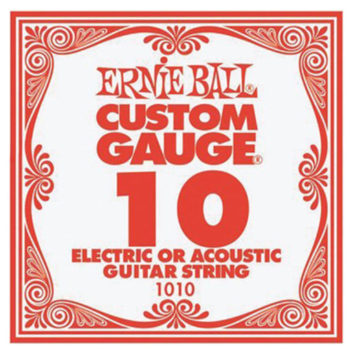 Ernie Ball: 0.10 Plain Steel Ball End Guitar String